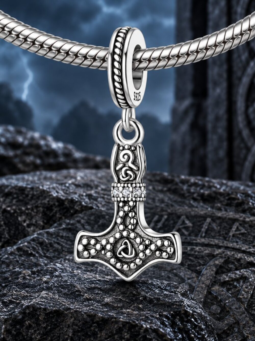 Viking Mjölnir (Thor's Hammer) Dangle Charm